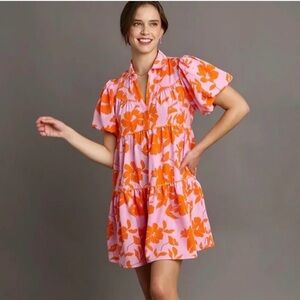RENT IS DUE! Clearance!!!!! Tropical punch Umgee dress size M NWT!